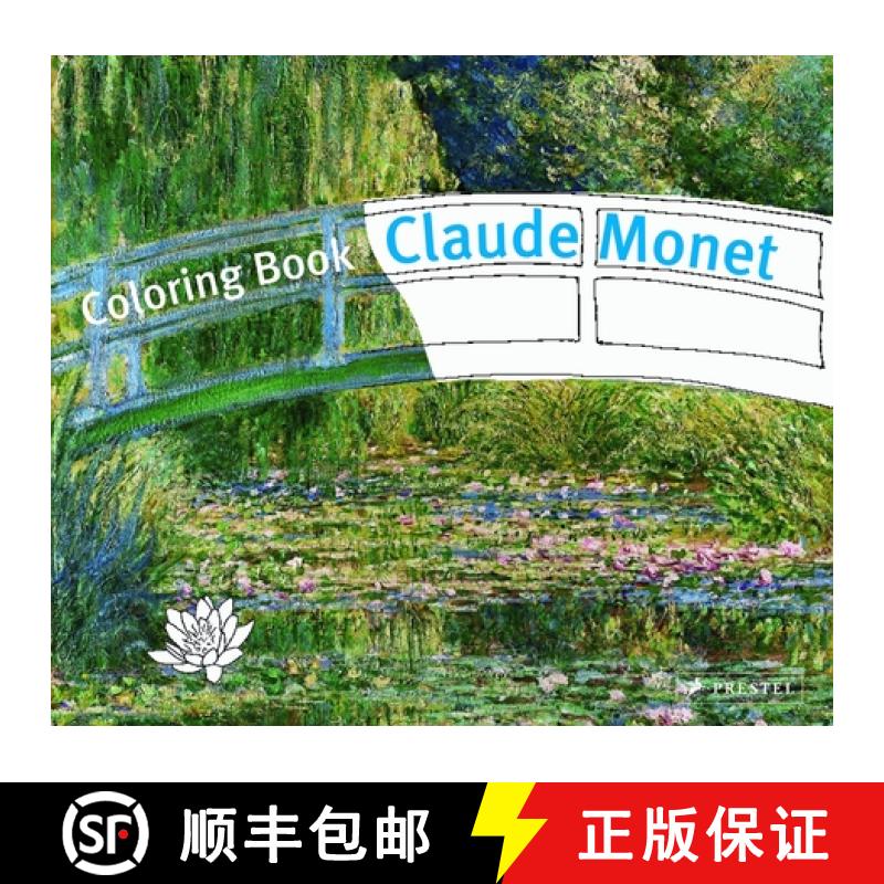 【3-4周达】Claude Monet: Coloring Book [9783791337135]