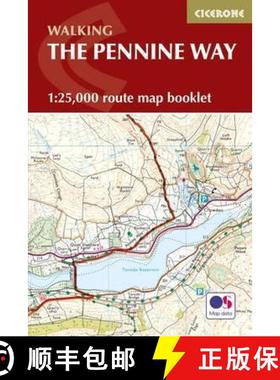 预订 Pennine Way Map Booklet: 1:25,000 OS Route Mapping [9781852849078]