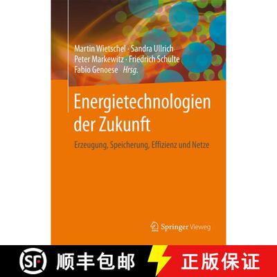【3-4周达】Innovative Energietechnologien Fur Die Zukunft: Erzeugung, Speicherung, Effizienz Und Netz... [9783658071288]
