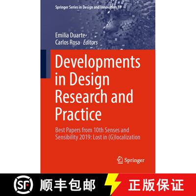【3-4周达】Developments in Design Research and Practice : Best Papers from 10th Senses and Sensibilit... [9783030865955]
