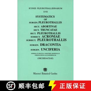 XVII Pleurothallidinarum MSB 预订 9780915279630 Icones