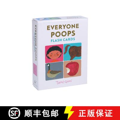 【3-4周达】Everyone Poops Flash Cards [9781797219547]