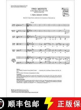 【3-4周达】Two Motets: Vocal score [9780193953208]