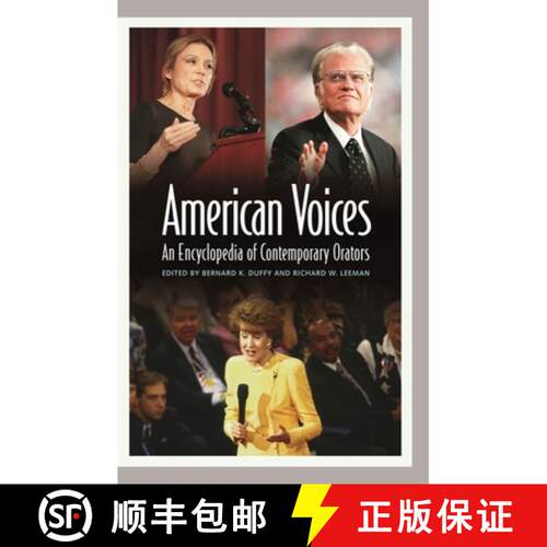 【3-4周达】精装 American Voices: An Encyclopedia of Contemporary Orators [9780313327902]