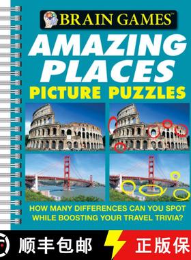 预订 Brain Games - Picture Puzzles: Amazing Places - How Many Differences Can You Spot While Boosting... [9781412798051]