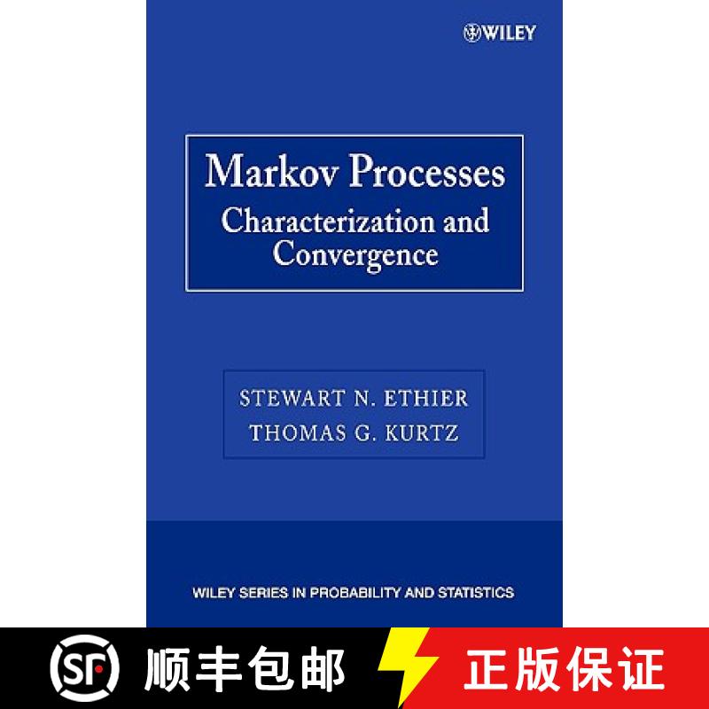 【3-4周达】Markov Processes: Characterization And Convergence [Wiley统计学] [9780471769866]