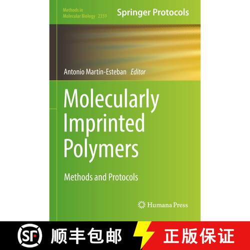 【3-4周达】精装 Molecularly Imprinted Polymers : Methods and Protocols [9781071616284]