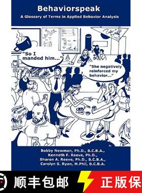 【3-4周达】Behaviorspeak: A Glossary of Terms in Applied Behavior Analysis [9780966852844]