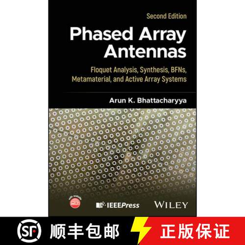 【3-4周达】精装 Phased array antennas – Floquet Analysis,  Synthesis, BFNs, Metamaterial, and Active... [9781394319077]