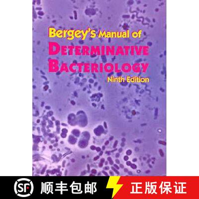 【3-4周达】Bergey's Manual of Determinative Bacteriology [9780683006032]