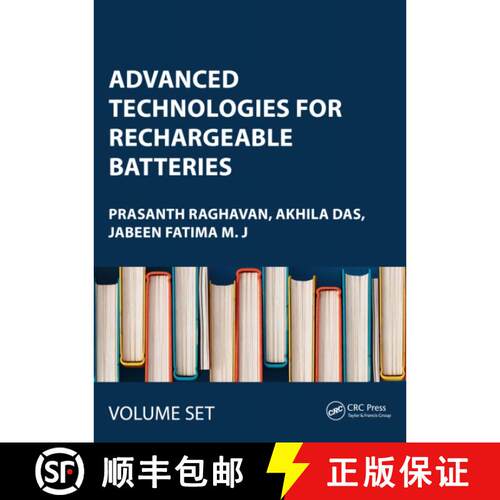 【3-4周达】Advanced Technologies for Rechargeable Batteries: Two Volume Set [9781032381817]
