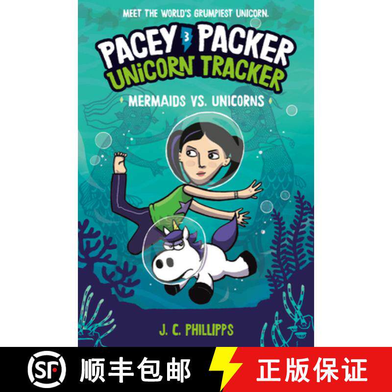 【3-4周达】Pacey Packer, Unicorn Tracker 3: Mermaids vs. Unicorns: (A Graphic Novel) [9780593643051]