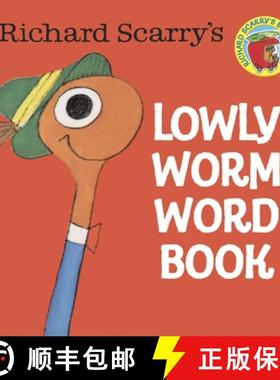 【3-4周达】Richard Scarry's Lowly Worm Word Book [9780394847283]