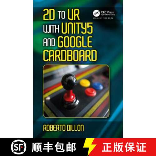 【3-4周达】精装 2D to VR with Unity5 and Google Cardboard [9781138628861]