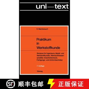 Praktikum Werkstoffkundler 9783528633066 Und Werkstoffkunde 4周达 Ingenieure Skriptum Werkst... Metall