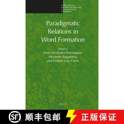 预订 Paradigmatic Relations in Word Formation [9789004433403]