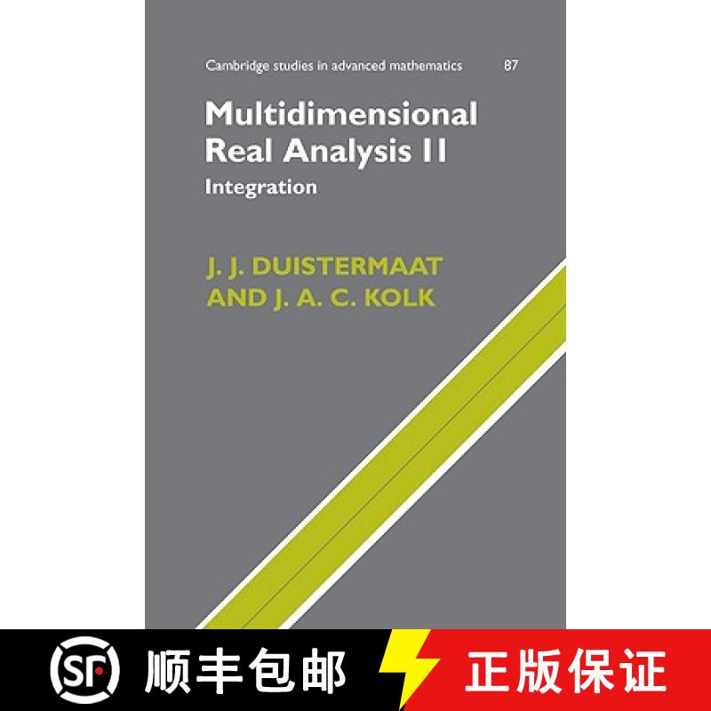 【3-4周达】Multidimensional Real Analysis II: Integration - Multidimensional Real Analysis II: Integr... [9780521829250]