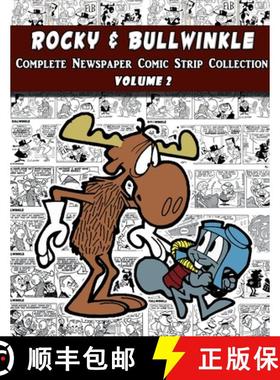 【3-4周达】Rocky and Bullwinkle: The Complete Comic Strip Collection Volume 2 (1964-1965) [9781387751228]