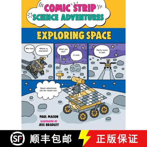 【3-4周达】精装 Comic Strip Science Adventures: Exploring Space [9781623547943]