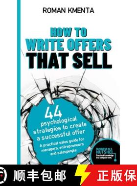 预订 How to write offers that sell: 44 psychological strategies to create a successful offer [9783903845183]