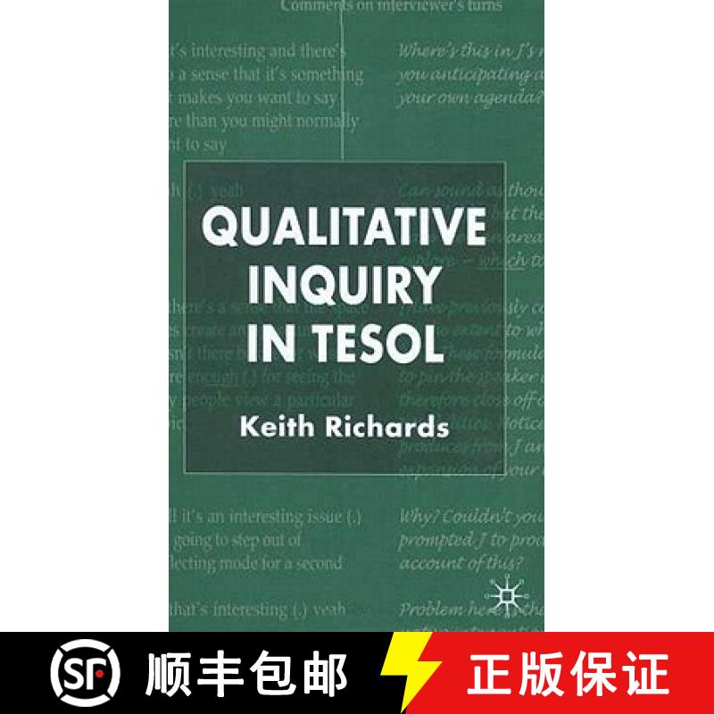 【3-4周达】Qualitative Inquiry in TESOL [9781403901347]