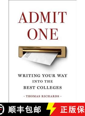 【3-4周达】Admit One – Writing Your Way into the Best Colleges [9781421428642]