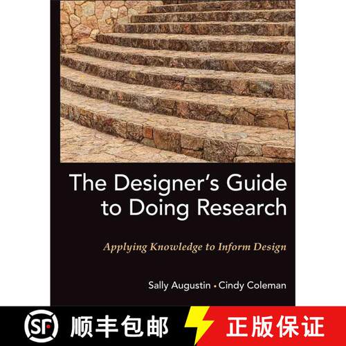 【3-4周达】精装 The Designer'S Guide To Doing Research: Applying Knowledge To Inform Design [Wiley建筑] [9780470601730]