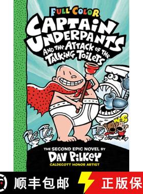 【3-4周达】Captain Underpants and the Attack of the Talking Toilets: Color Edition (Captain Underpant... [9781338864304]