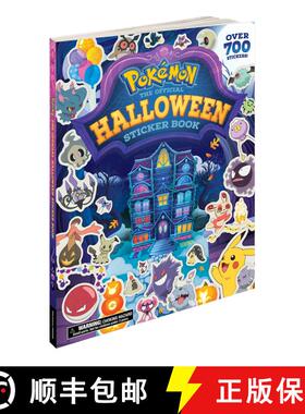 【3-4周达】Pokémon Halloween: The Official Sticker Book: Over 700 Stickers! [9781604382617]