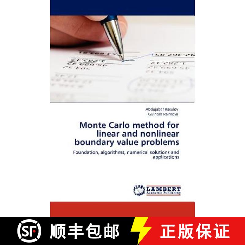 预订 Monte Carlo method for linear and nonlinear boundary value problems [9783845411835]