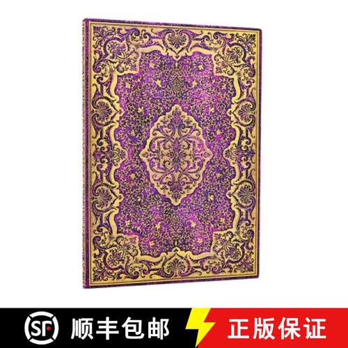 【3-4周达】Paperblanks Picaresque Picaresque Hardcover Journals Grande Unlined Elastic Band 128 Pg 12... [9781439798706]