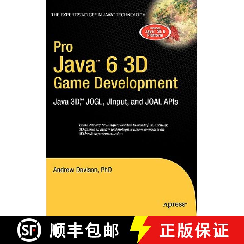 【3-4周达】Pro Java 6 3D Game Development: Java 3d, Jogl, Jinput and Joal APIs [9781590598177]