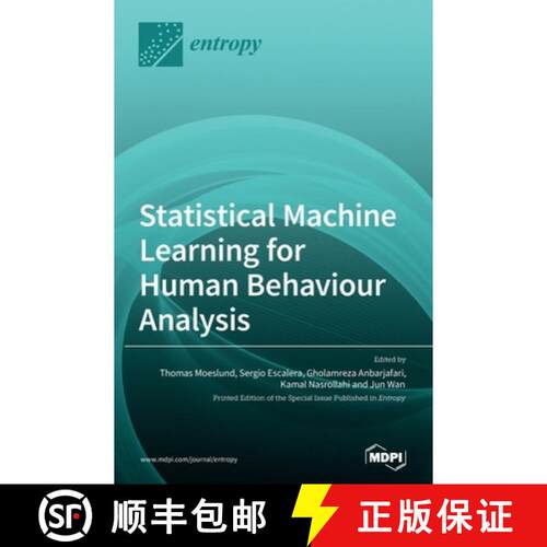 【3-4周达】精装 Statistical Machine Learning for Human Behaviour Analysis [9783039362288]