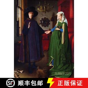 Planner Year 2025 Art Arnolfini January Calendar Jan Decemb... Eyck Portrait Organizer 3周达 9781965994351 van