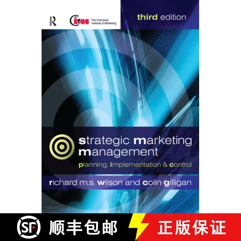 【3-4周达】Strategic Marketing Management: Planning, implementation and control [9781138441224]