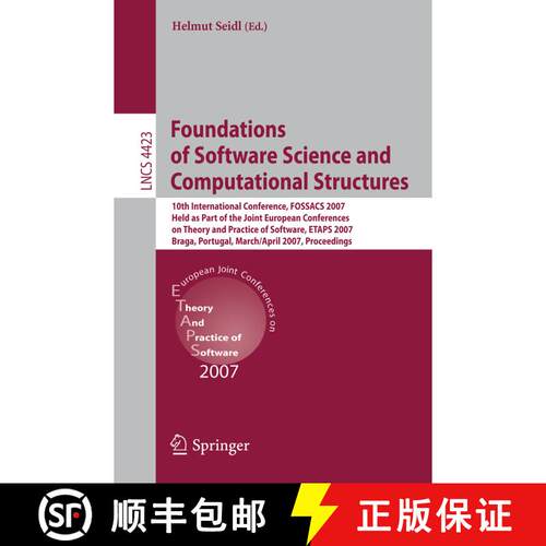 【3-4周达】Foundations of Software Science and Computational Structures: 10th International Conferenc... [9783540713883]