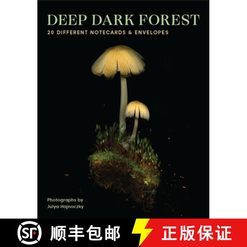 【3-4周达】Deep Dark Forest Notes: 20 Different Notecards and Envelopes [9781797221908]