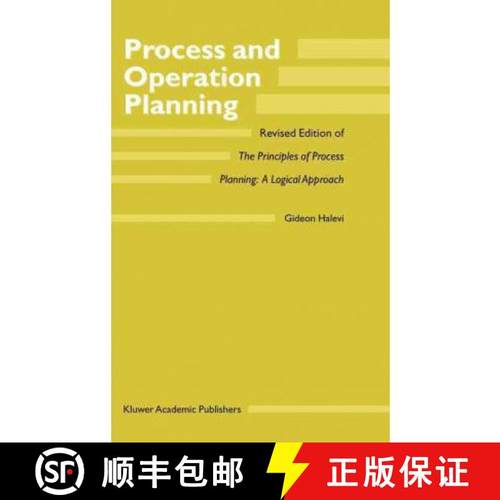 【3-4周达】Process and Operation Planning : Revised Edition of The Principles of Process Planning: A ... [9781402016530]