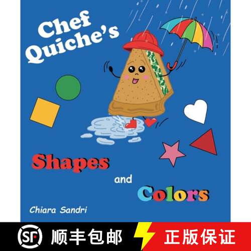 【3-4周达】精装 Chef Quiche's Shapes and Colors [9798992006391]