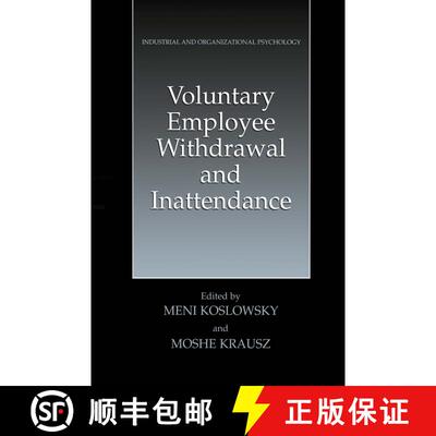 【3-4周达】精装 Voluntary Employee Withdrawal and Inattendance : A Current Perspective [9780306472480]