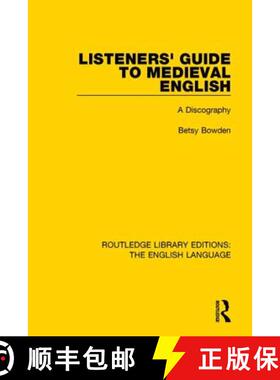 【3-4周达】Listeners' Guide to Medieval English: A Discography [9781138918696]