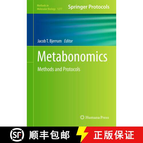 【3-4周达】精装 Metabonomics : Methods and Protocols [9781493923762]
