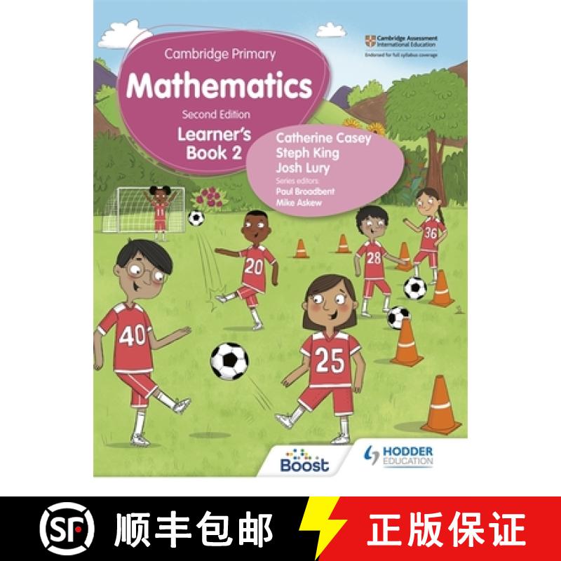 预订 Cambridge Primary Mathematics Learner's Book 2 Second Edition: Hodder Education Group [9781398300941]