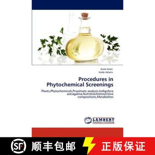 Procedures 9783848449682 Screenings Phytochemical 预订