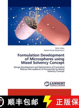 预订 Formulation Development of Microspheres Using Mixed Solvency Concept [9783659248115]