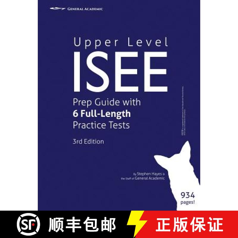 【3-4周达】Upper Level ISEE Prep Guide with 6 Full-Length Practice Tests [9780996656306]