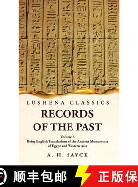 【3-4周达】Records of the Past Being English Translations of the Ancient Monuments of Egypt and Weste... [9781639239238]