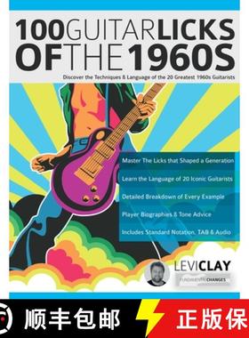 【3-4周达】100 Guitar Licks of the 1960s [9781789333992]