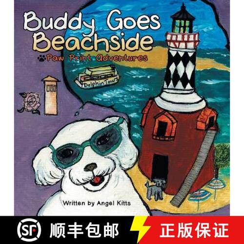 【3-4周达】Buddy Goes Beachside: Paw Print Adventures [9781480829114]