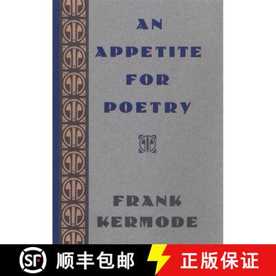 【3-4周达】精装 An Appetite for Poetry [9780674040939]
